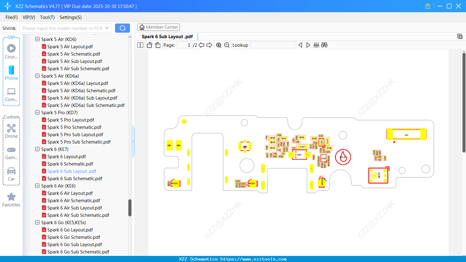 Tecno Spark 6 Sub Layout